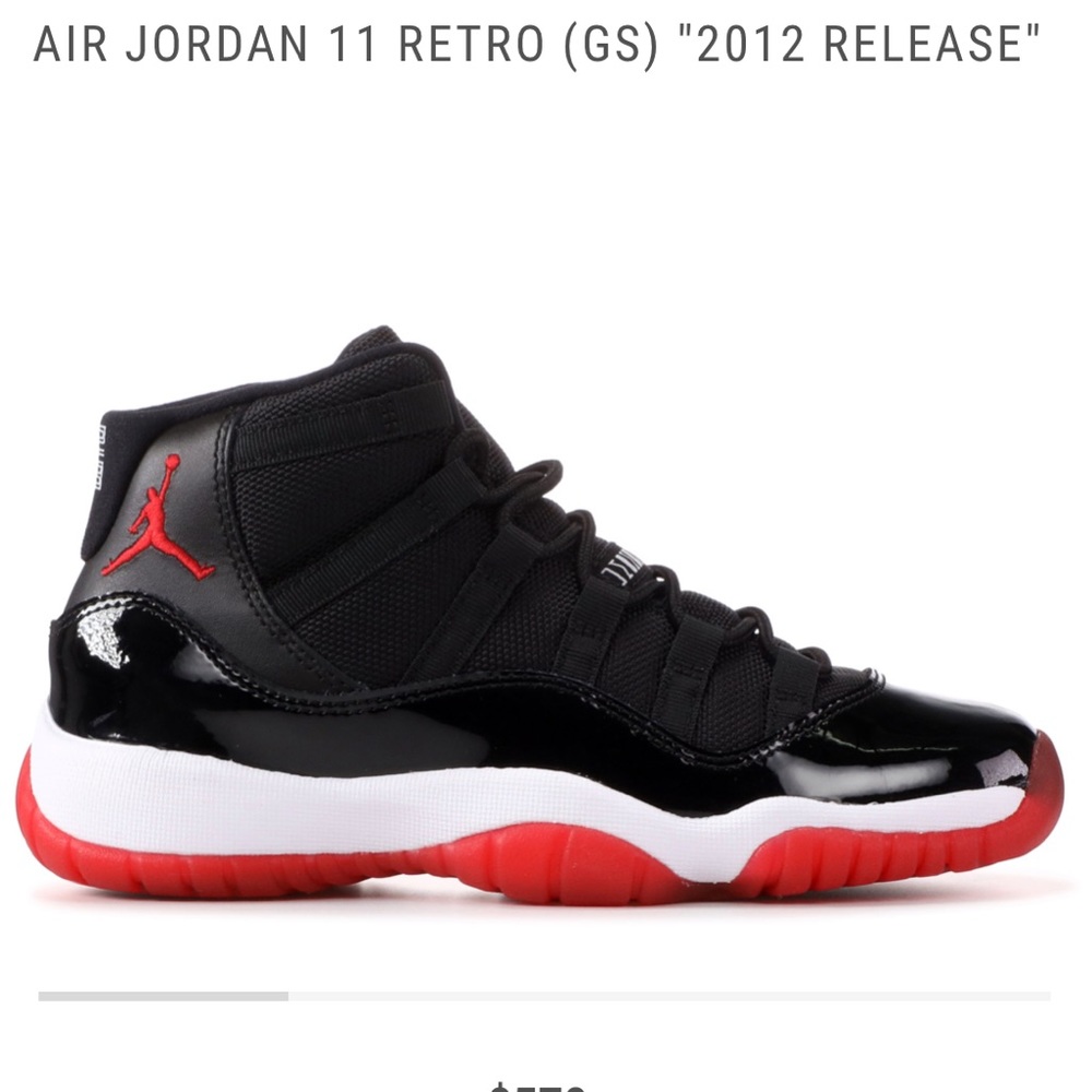 Air Jordan 11 Retro GS "2012 Release" Bred